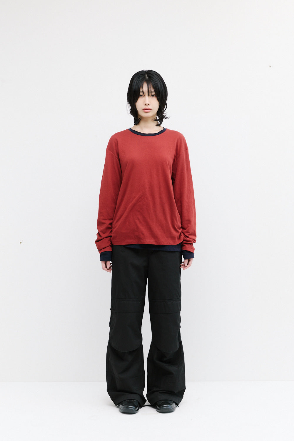 Hatchingroom - Two Face Ringer Tee (Red/Navy) product image 5 | TRAB K-Fashion Australia