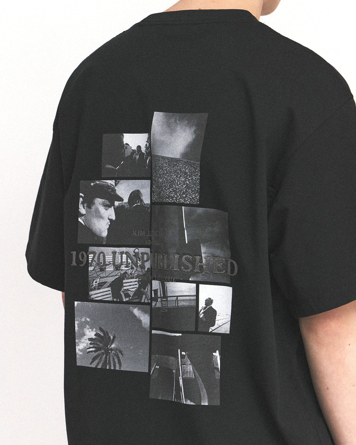 Eastlogue - Monochrome Photograph T-shirt (Black) product image 3 | TRAB K-Fashion Australia