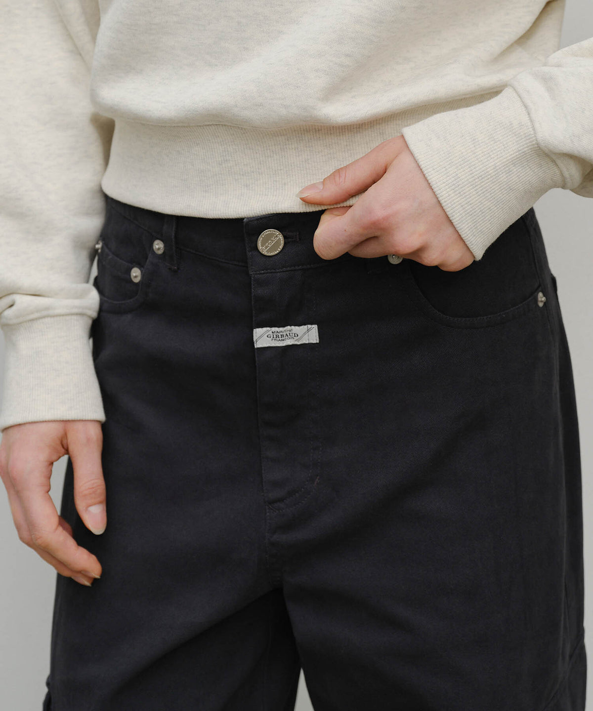 Marithe & Francois Girbaud - Cargo Pants (Charcoal) product image 2 | TRAB K-Fashion Australia