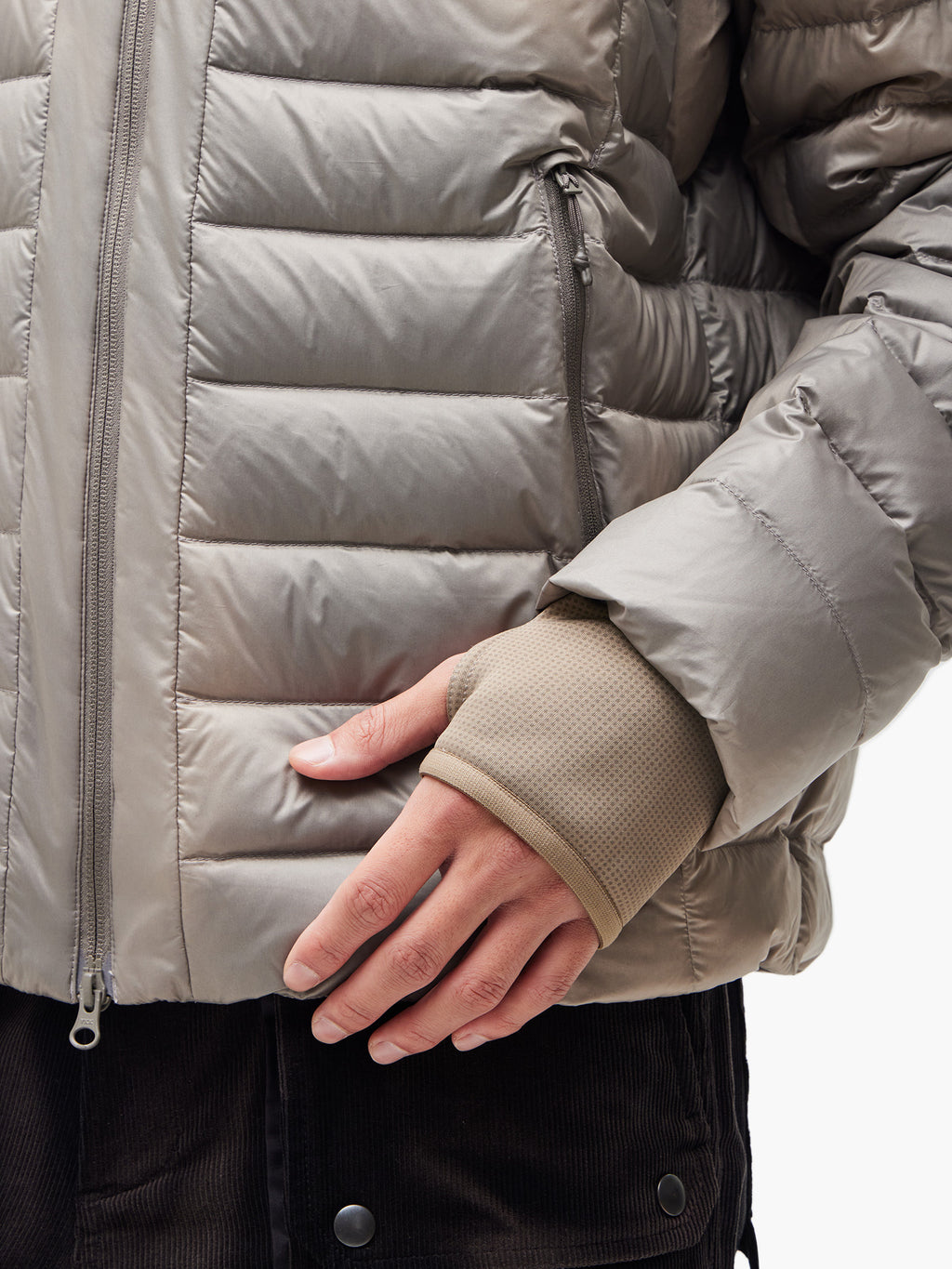 Jiyong Kim - Lightweight Down Jacket (Brown) product image 9 | TRAB K-Fashion Australia