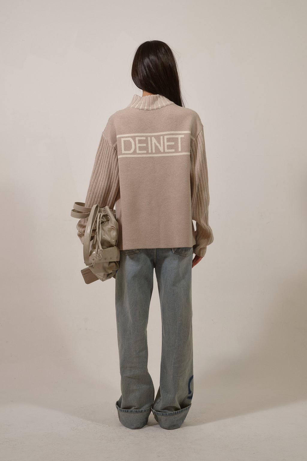 Deinet - D Patch Roll Up Denim (Blue) product image 3 | TRAB K-Fashion Australia