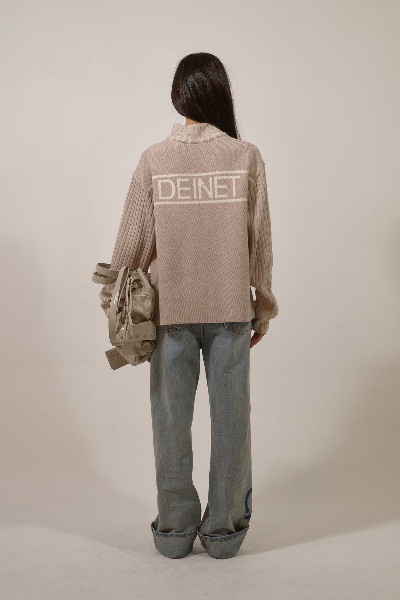 Deinet - D Patch Roll Up Denim (Blue) product image 3 | TRAB K-Fashion Australia