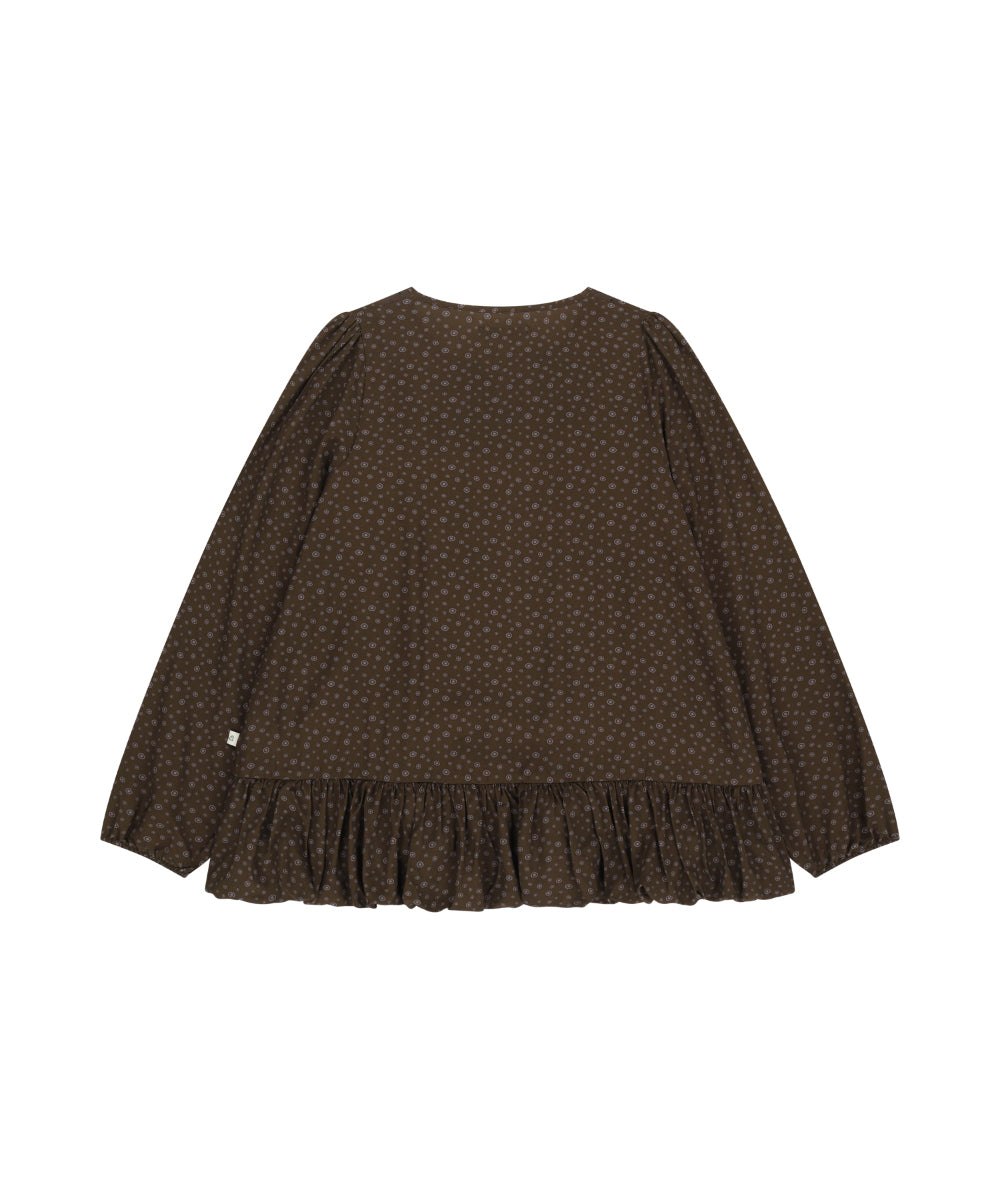 Coyseio - Dudu Puff Blouse (Brown) product image 14 | TRAB K-Fashion Australia