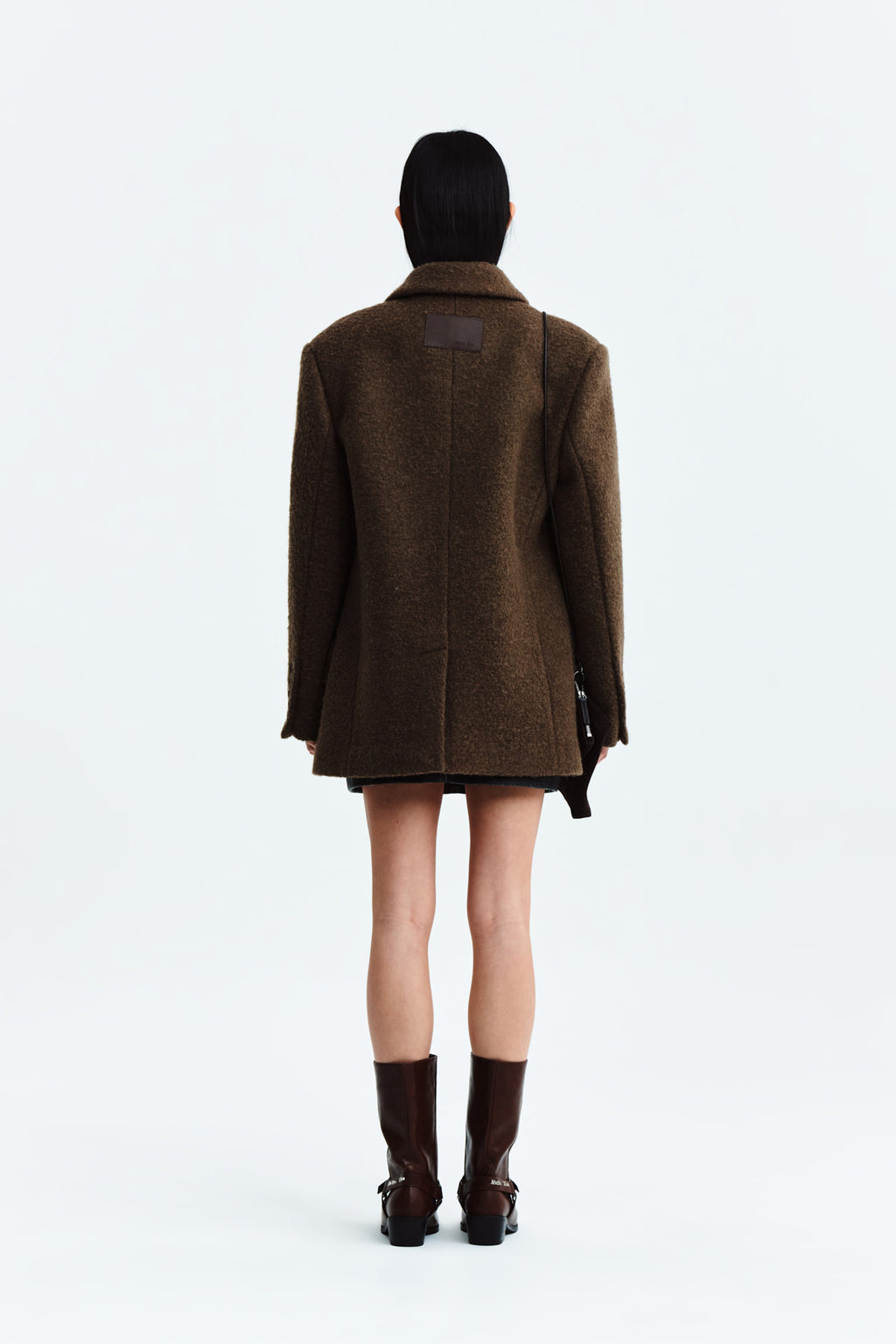 Matin Kim - Two Button Pocket Wool Jacket (Khaki Brown) product image 8 | TRAB K-Fashion Australia