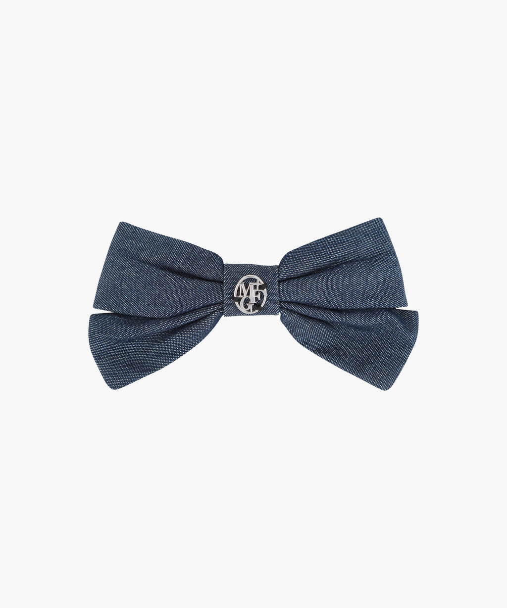 Marithe & Francois Girbaud - Circle Logo Ribbon Hair Pin (Blue) product image 6 | TRAB K-Fashion Australia