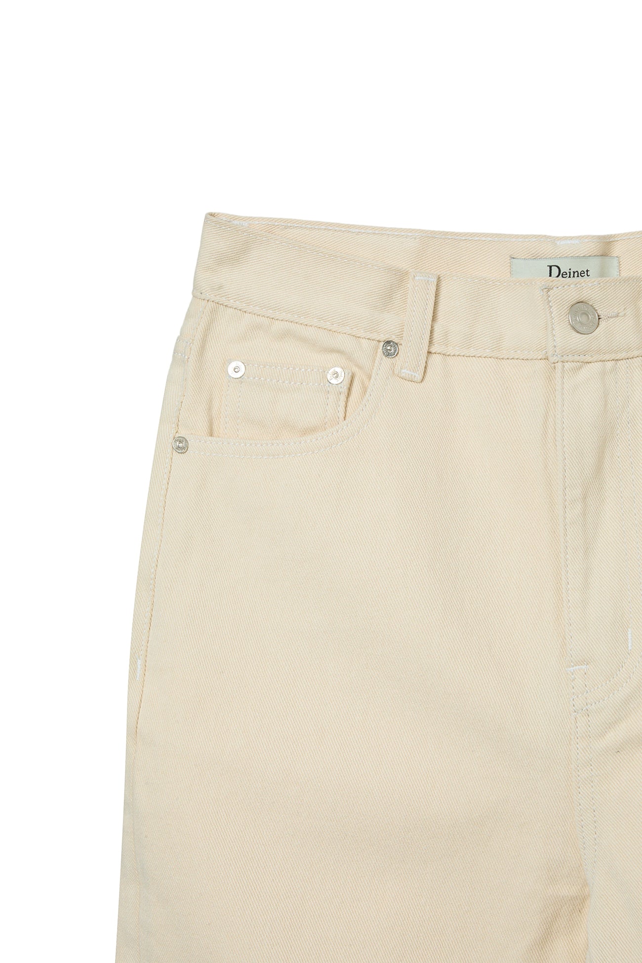 Deinet - Straight Denim Pants (Oatmeal) product image 7 | TRAB K-Fashion Australia