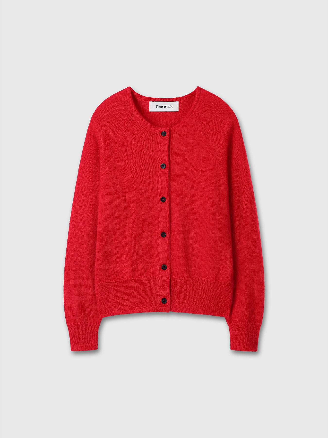 Tonywack - Mohair Raglan Cardigan (Red) product image 7 | TRAB K-Fashion Australia