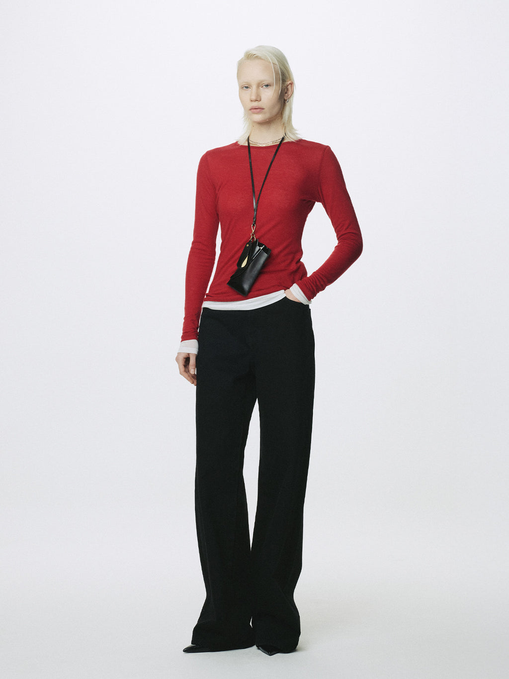 Tonywack - Wide-Leg Baggy Denim Jeans (Black) product image 2 | TRAB K-Fashion Australia