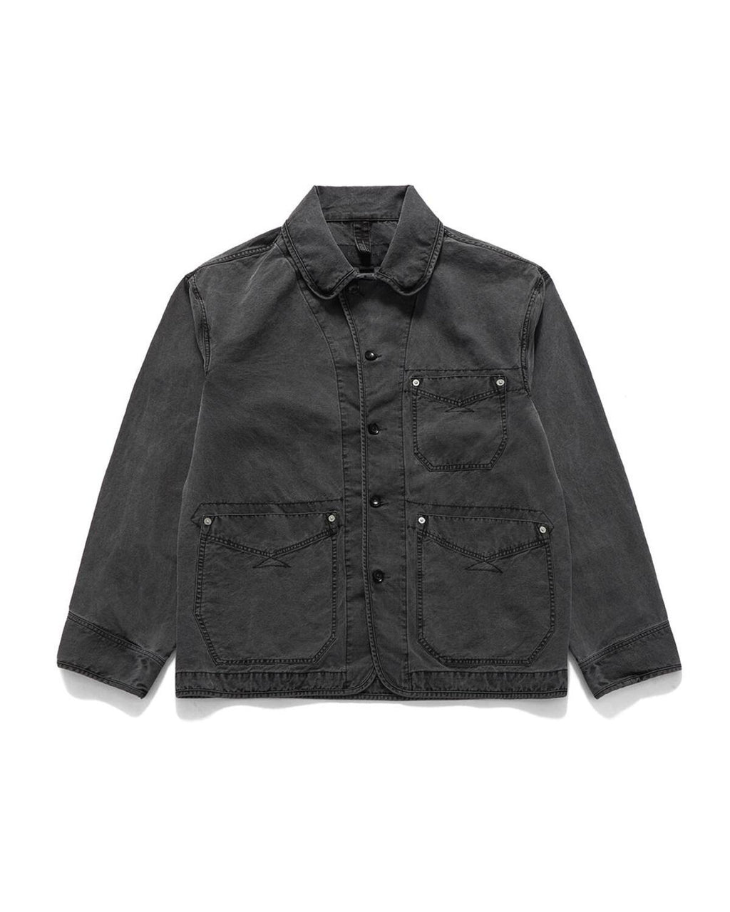 Eastlogue - Wanderer Chore Jacket (Black Dyeing Linen) product image 5 | TRAB K-Fashion Australia