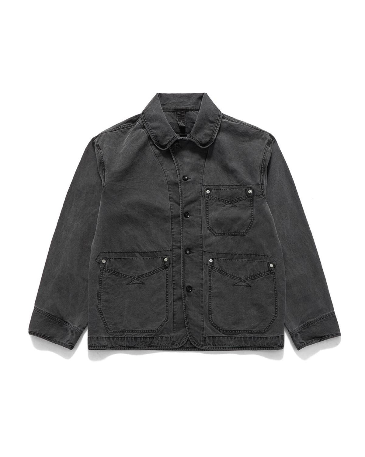 Eastlogue - Wanderer Chore Jacket (Black Dyeing Linen) product image 5 | TRAB K-Fashion Australia