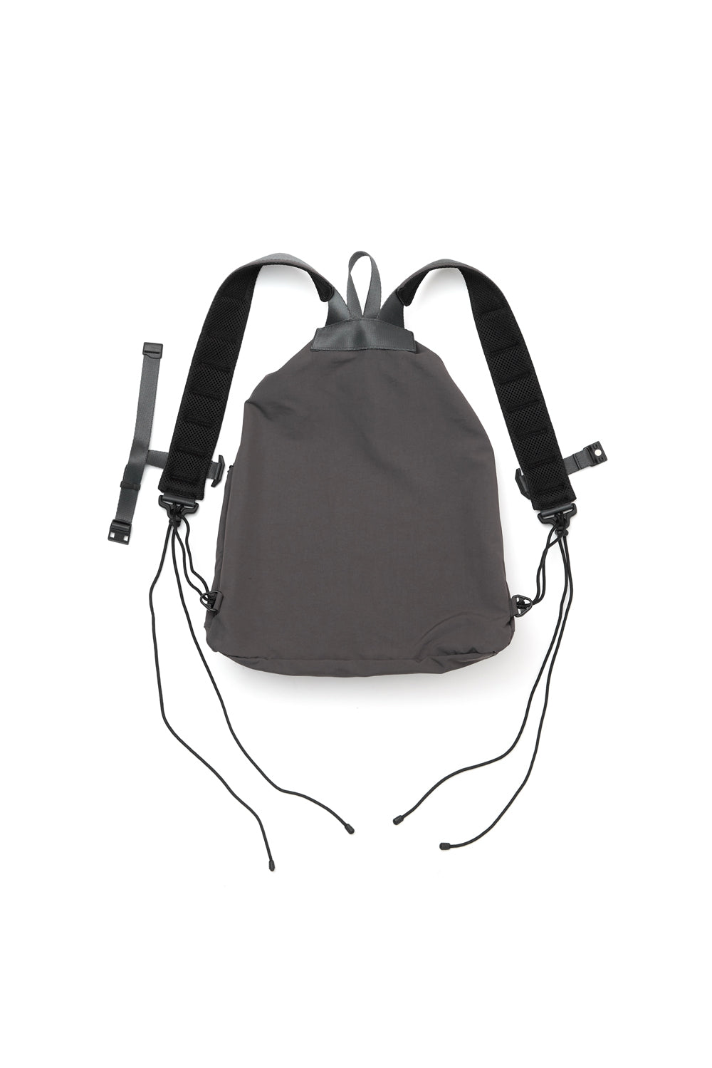 Hatchingroom - String Backpack Nylon (Charcoal) product image 2 | TRAB K-Fashion Australia