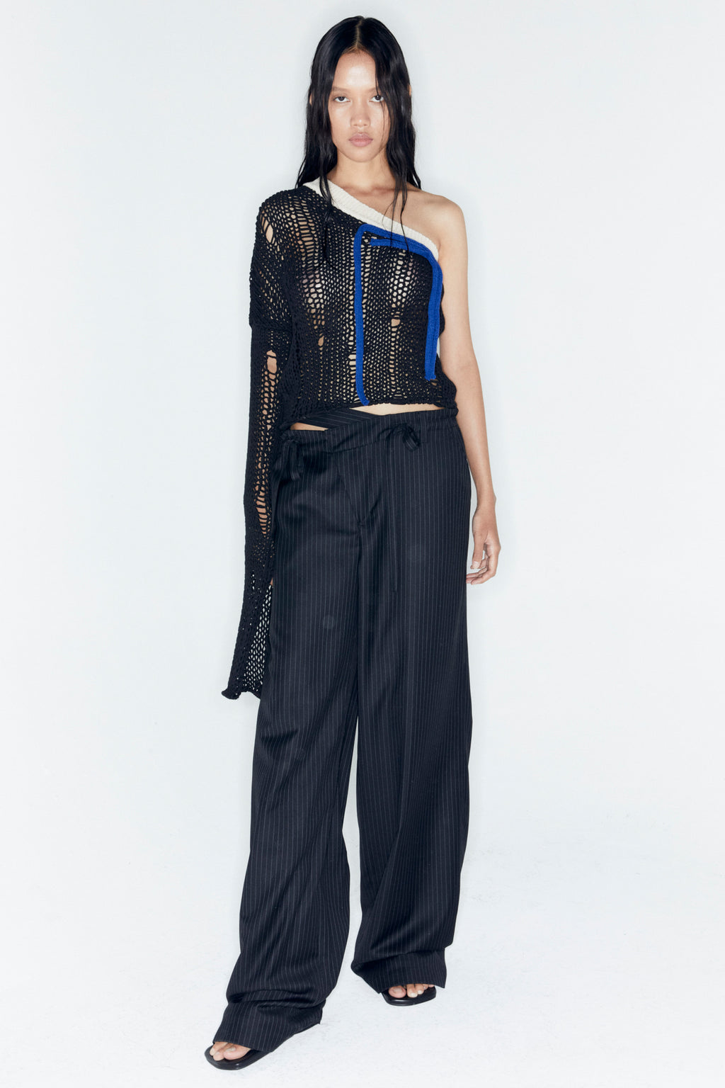 Andersson Bell - Adsb X Ottolinger One Shoulder Knit (Black) product image 2 | TRAB K-Fashion Australia