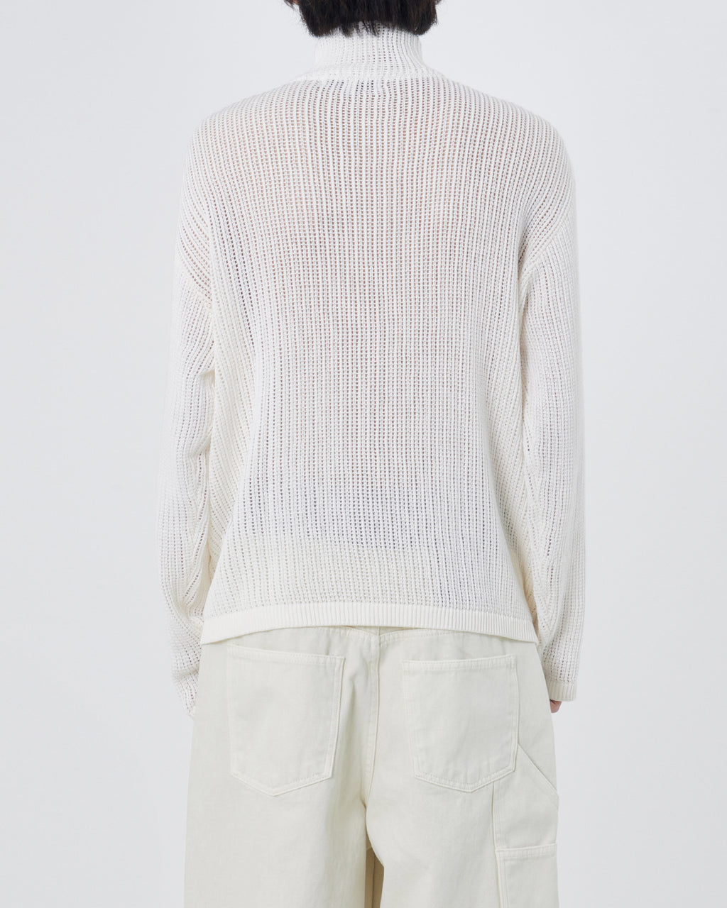 Brownyard - Knit Zip Up (Ivory) product image 2 | TRAB K-Fashion Australia