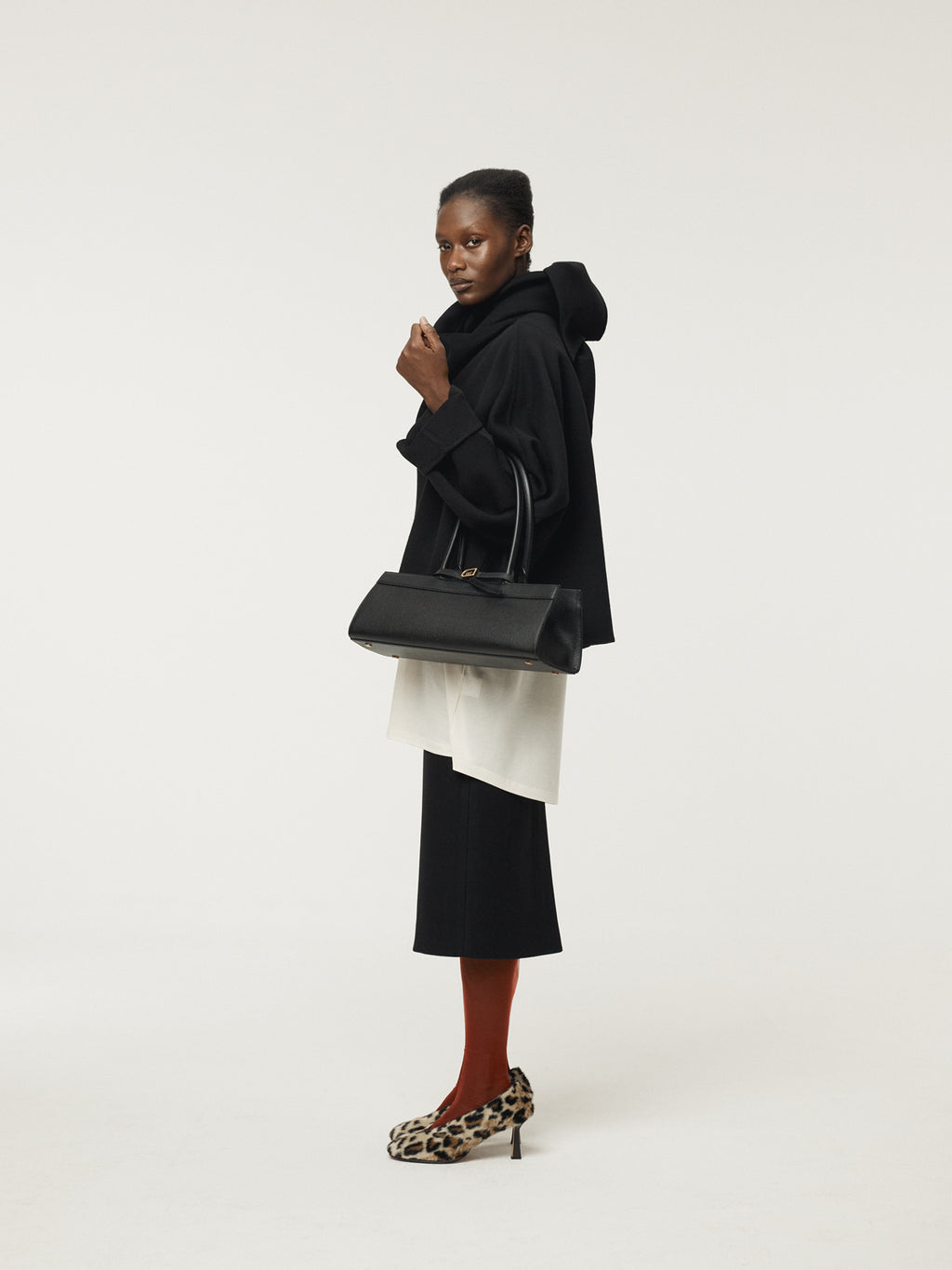 Recto - Wool Midi Skirt (Black) product image 3 | TRAB K-Fashion Australia