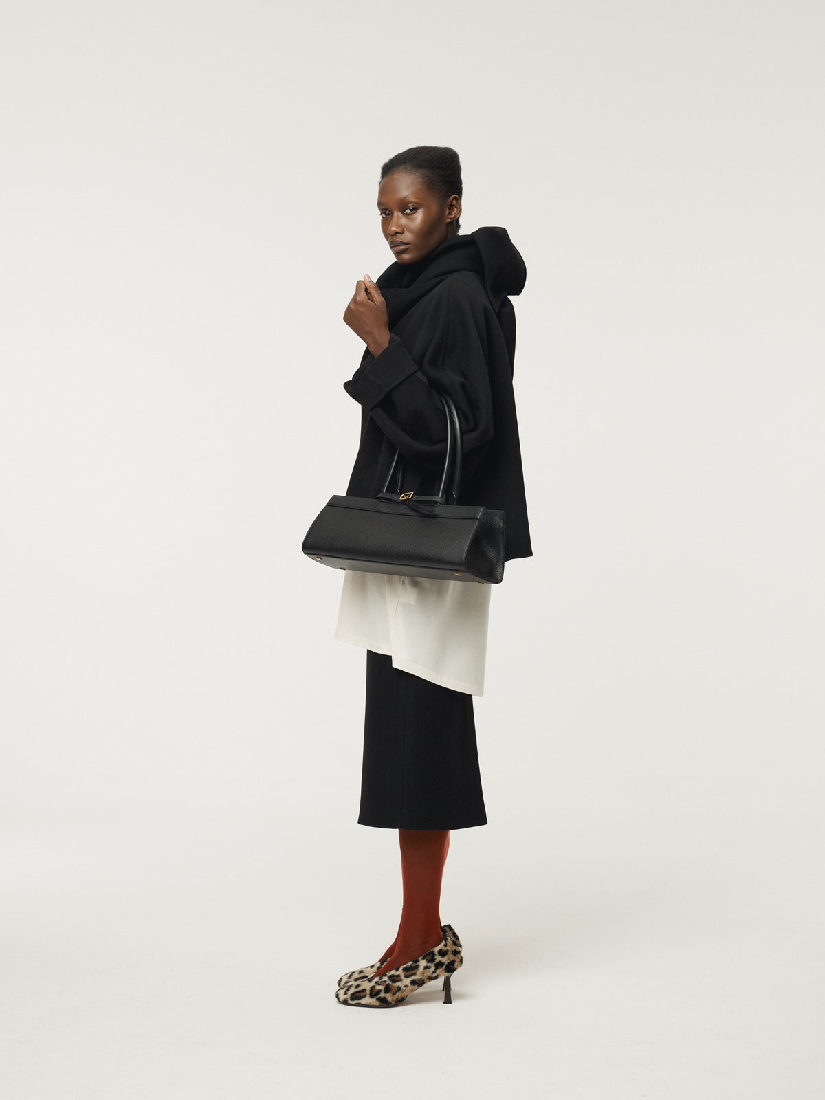 Recto - Wool Midi Skirt (Black) product image 3 | TRAB K-Fashion Australia