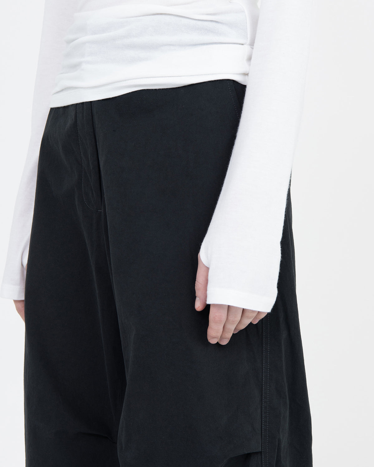 Brownyard - Seethrough Long Sleeve (White) product image 4 | TRAB K-Fashion Australia