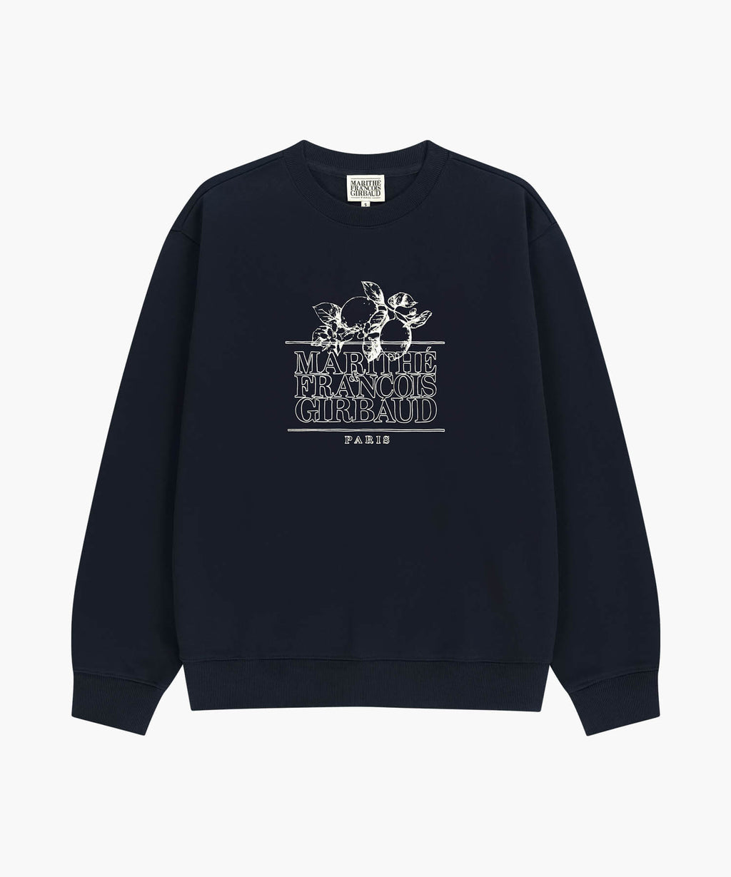 Marithe & Francois Girbaud - Lemon Classic Logo Sweatshirt (Navy) product image 5 | TRAB K-Fashion Australia