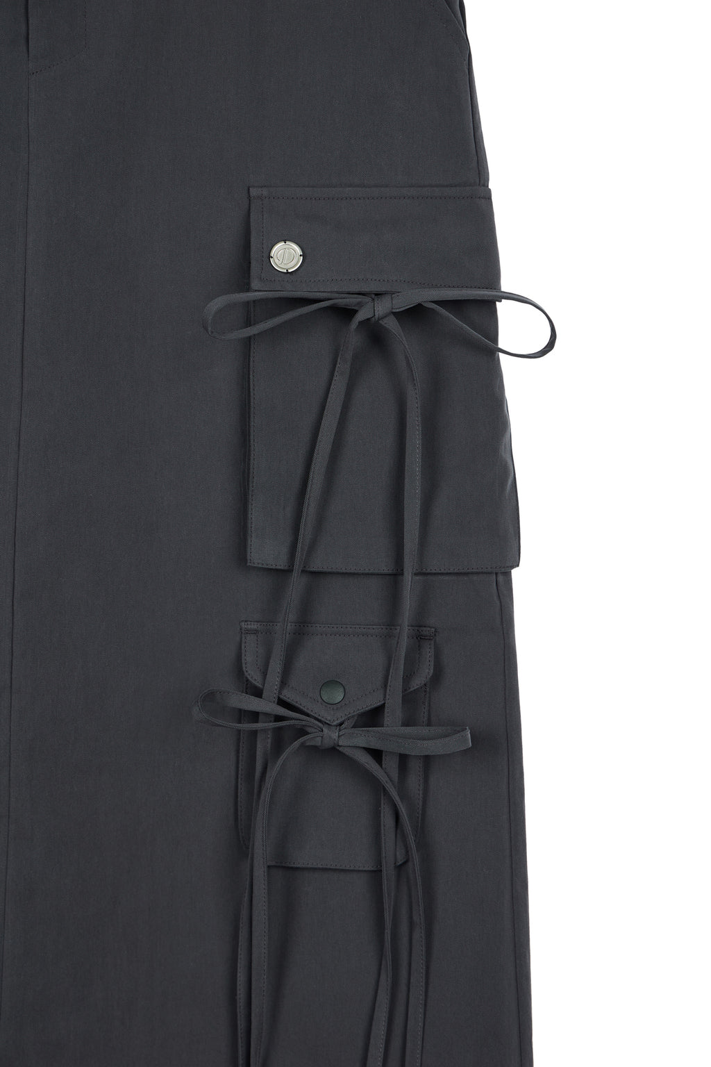 Deinet - String Point Cargo Skirt (Charcoal) product image 11 | TRAB K-Fashion Australia