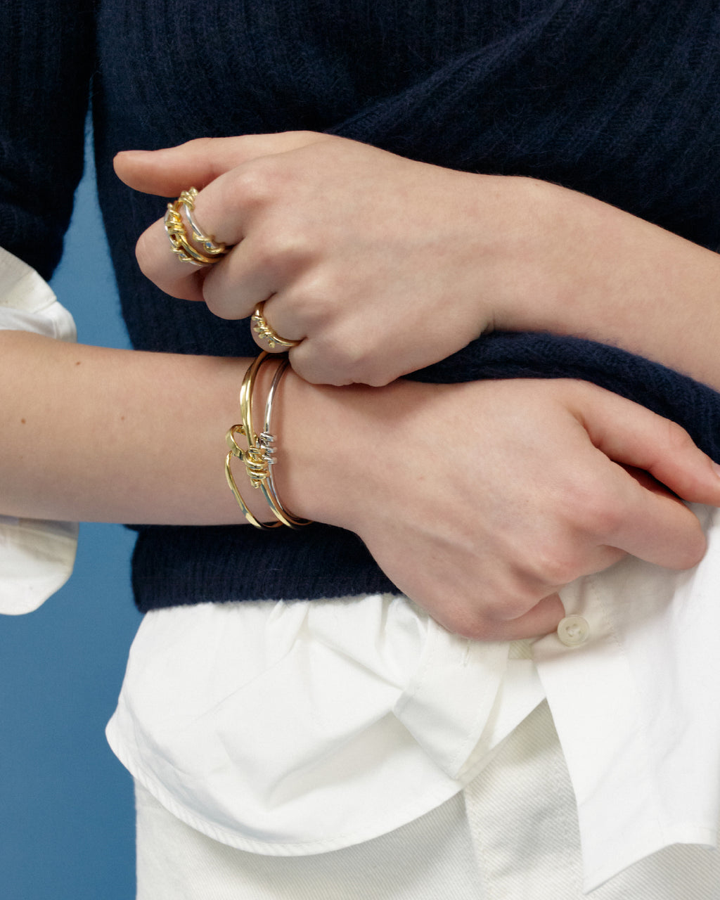 Numbering - Wrapped Coil Cuff Bracelet #6903 product image 1 | TRAB K-Fashion Australia