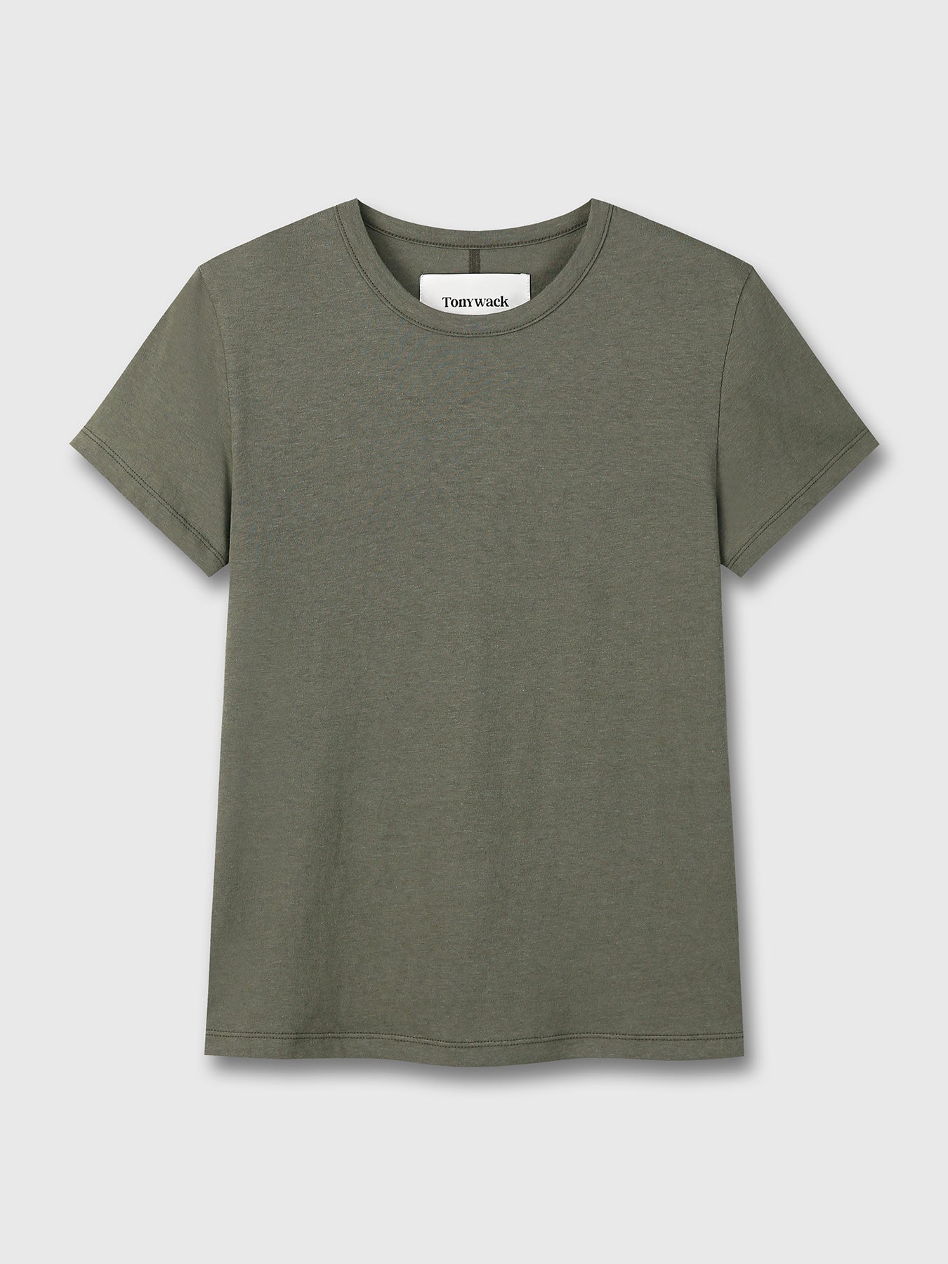 Tonywack - Cotton Cashmere T-Shirts (Olive) product image 6 | TRAB K-Fashion Australia