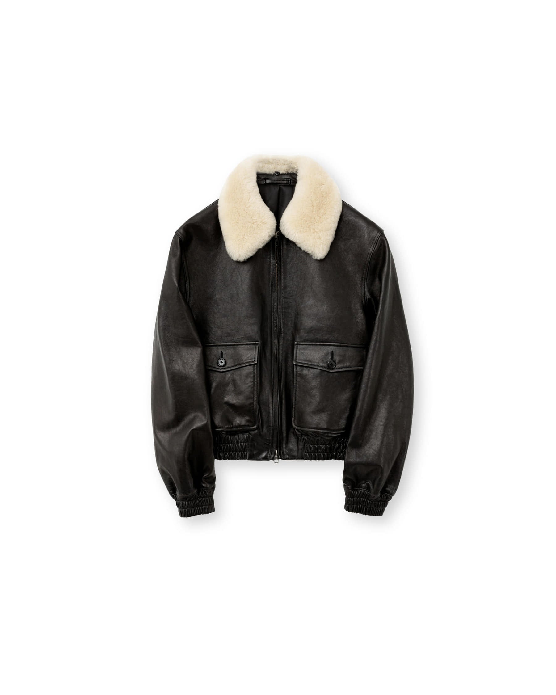 Brownyard - A-2 Leather Jacket (Black) product image 7 | TRAB K-Fashion Australia