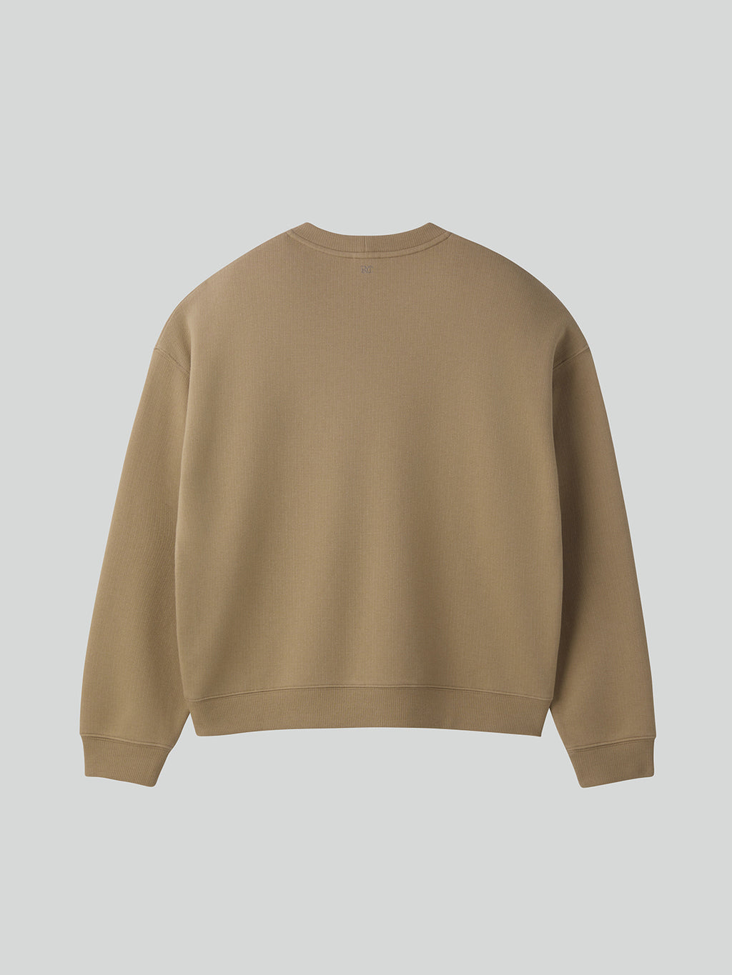 Recto - Rc Embroidery Sweatshirt (Khaki Beige) product image 2 | TRAB K-Fashion Australia
