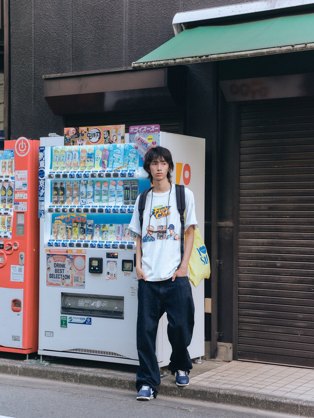 Stu - Fight Club T-Shirt Melange (Grey) product image 8 | TRAB K-Fashion Australia