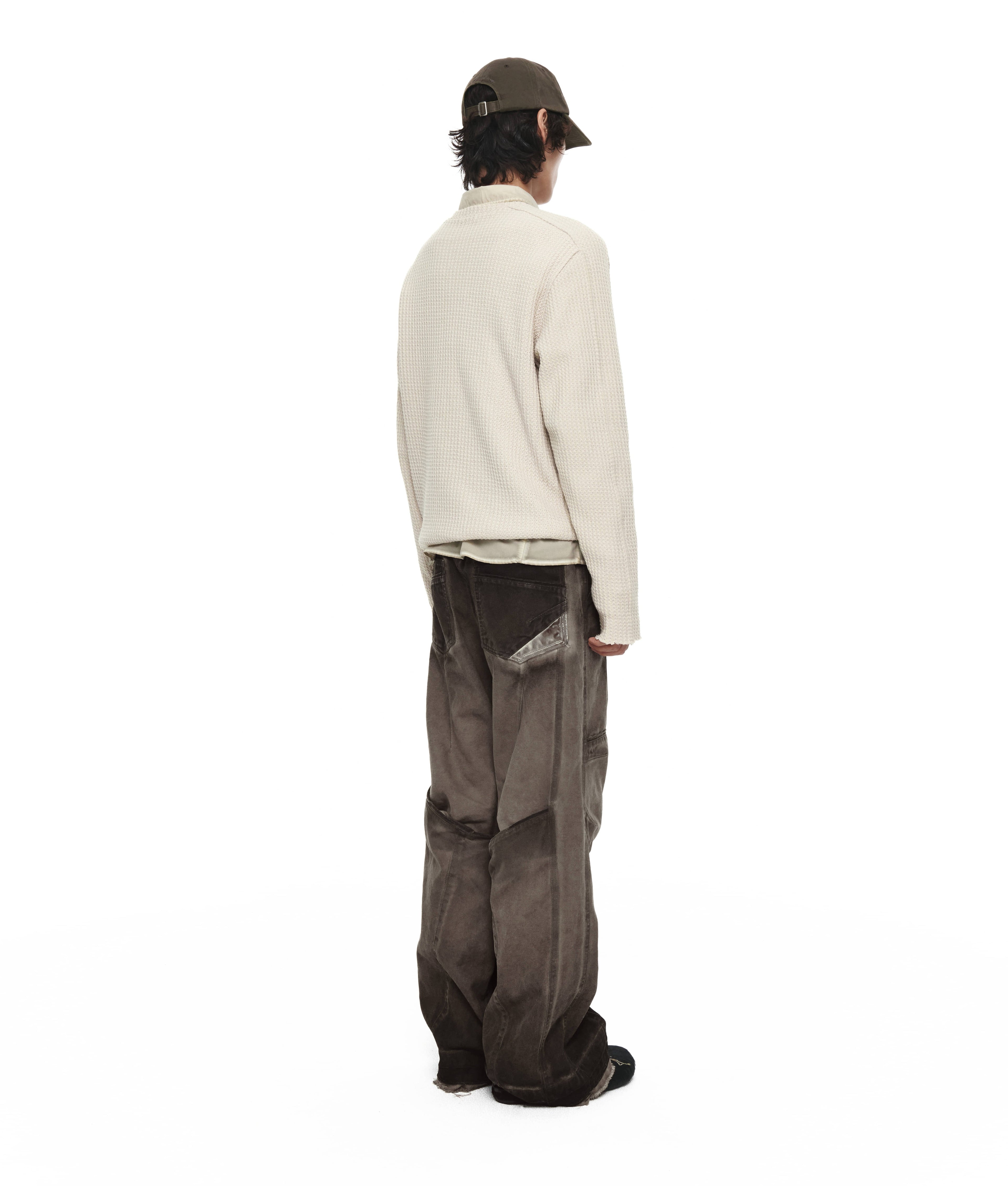XLIM - Ep.8 01 Knit (Dusty Grey / Light Brown) product image 4 | TRAB K-Fashion Australia