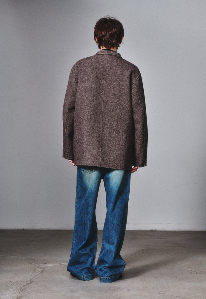 Art if acts - Handmade High Collar Coat (Espresso) product image 4 | TRAB K-Fashion Australia