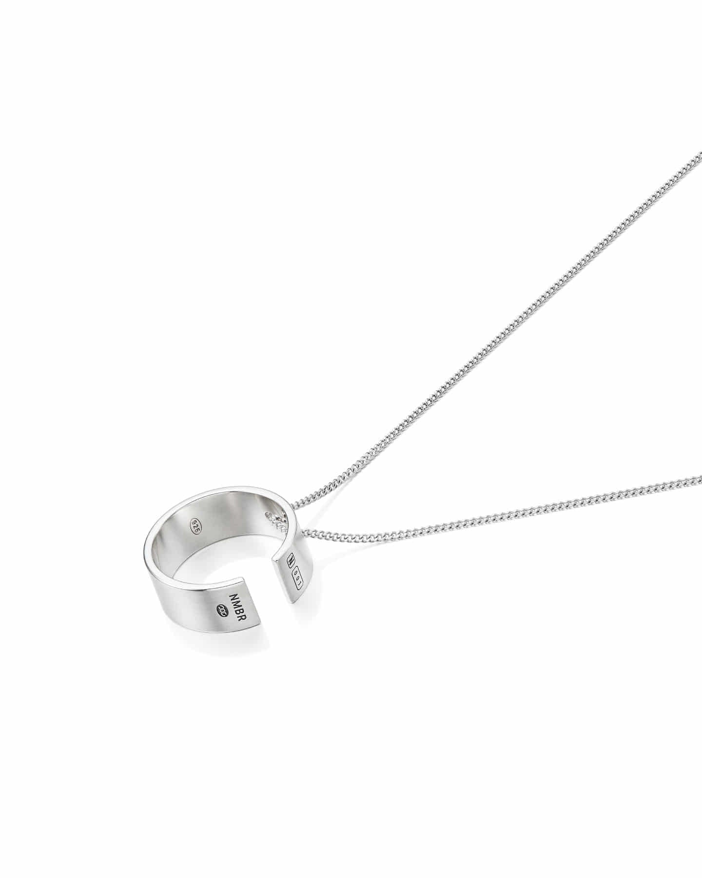 Numbering - Engraved Ring Pendant Necklace #7853 product image 6 | TRAB K-Fashion Australia