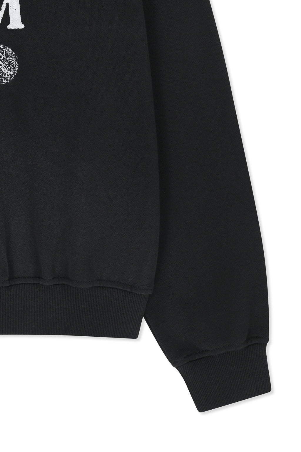 Matin Kim - Vintage Spray Logo Sweatshirt (Black) product image 4 | TRAB K-Fashion Australia