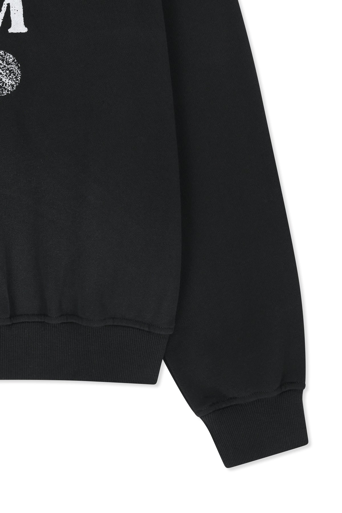 Matin Kim - Vintage Spray Logo Sweatshirt (Black) product image 4 | TRAB K-Fashion Australia