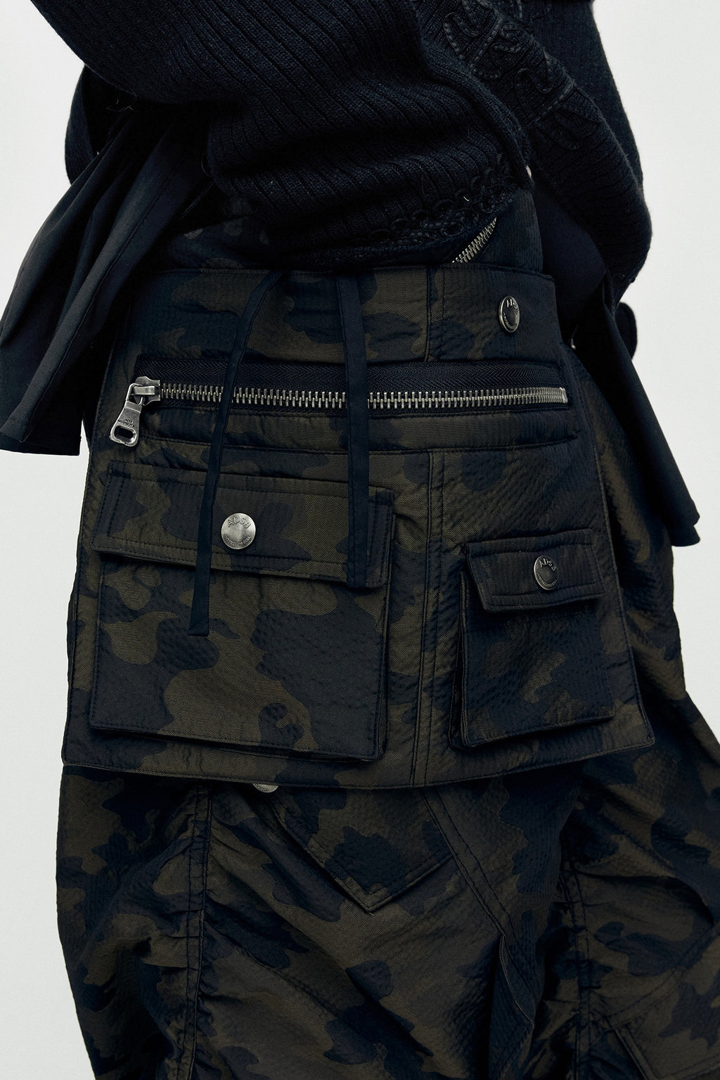 Andersson Bell - 3way Camouflage Pocket Bag (Green) product image 1 | TRAB K-Fashion Australia