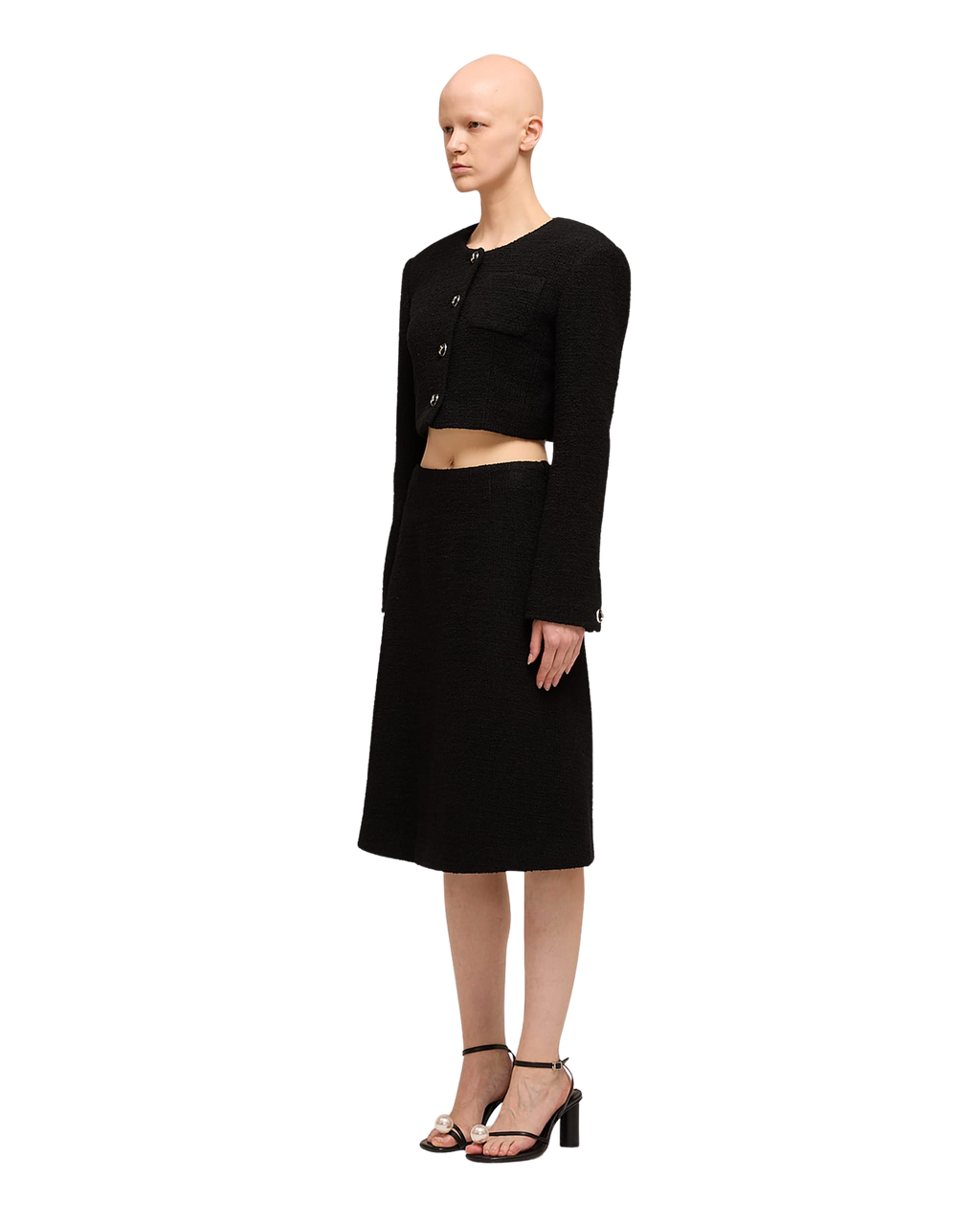 Kimhe Kim - Wool Tweed Short Jacket (Black) product image 2 | TRAB K-Fashion Australia