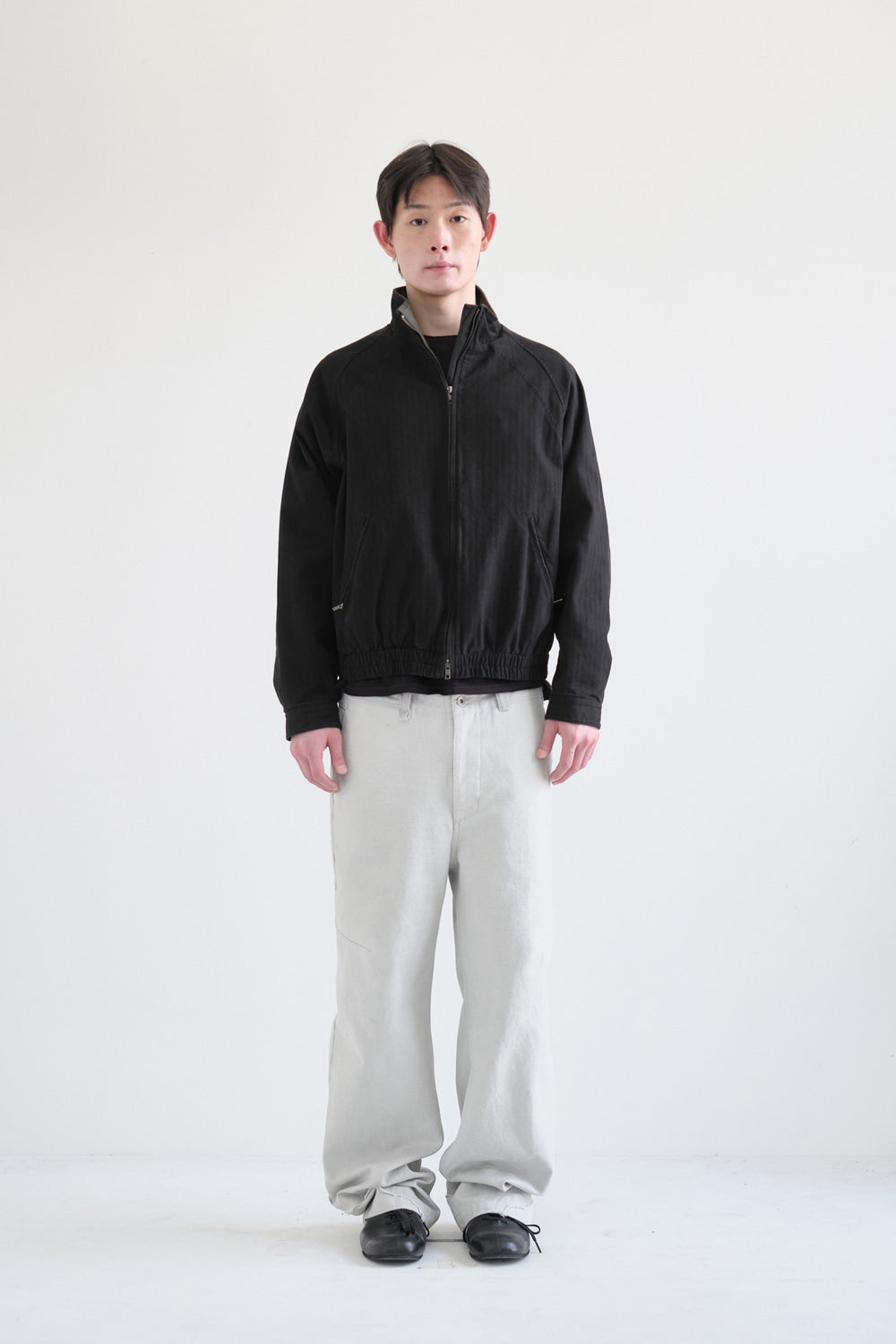 Hatchingroom - Delave Jacket Herringbone (Black) product image 3 | TRAB K-Fashion Australia