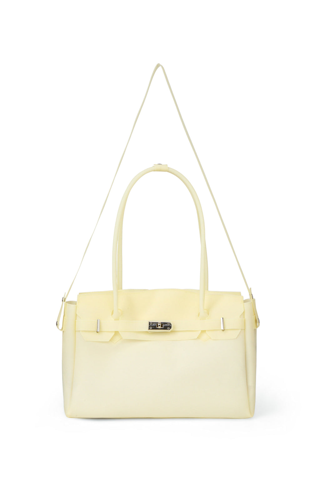 Deinet - [free Card Wallet] Jelly Two-Way Big Bag In Butter product image 4 | TRAB K-Fashion Australia