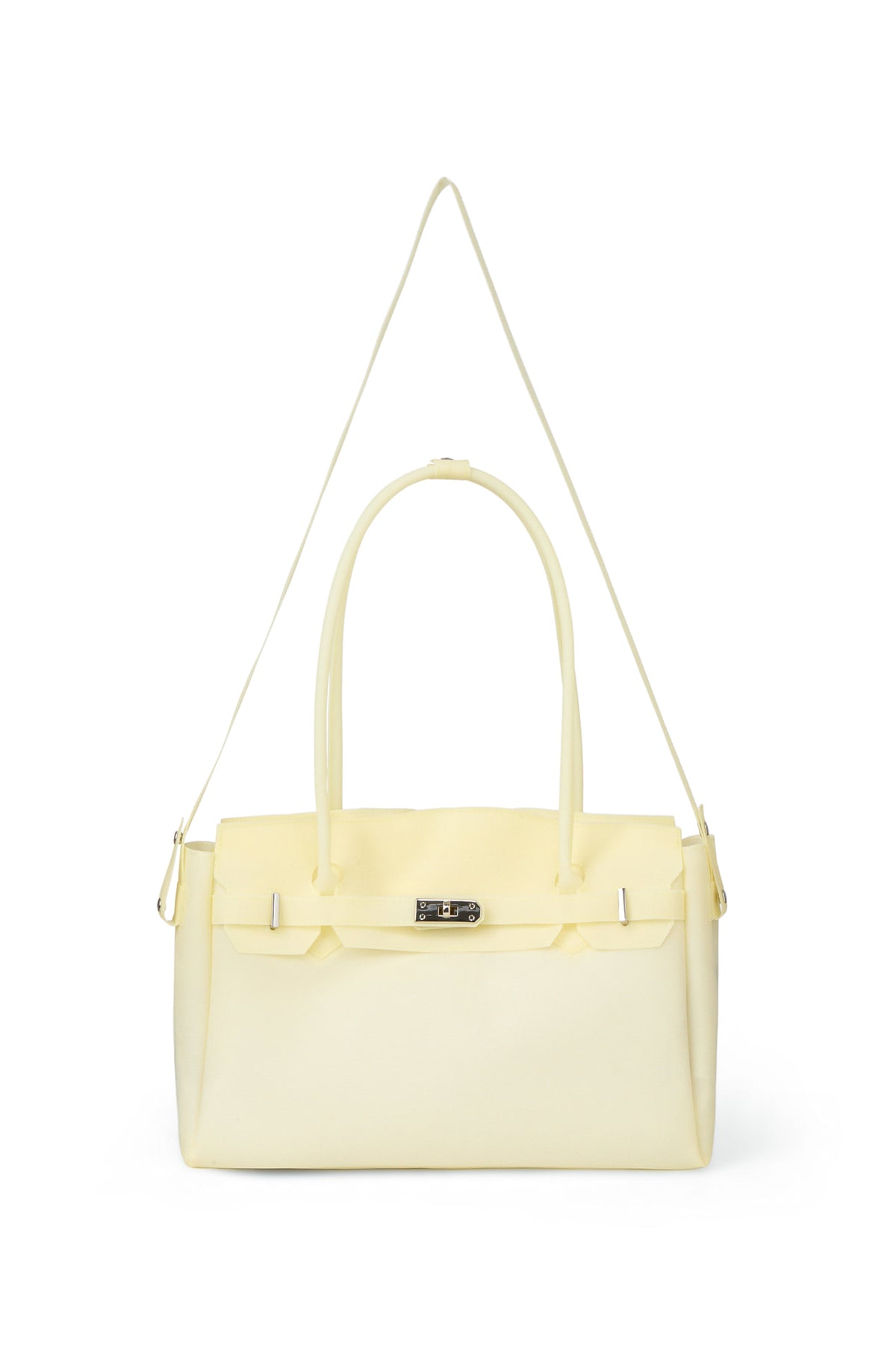 Deinet - [free Card Wallet] Jelly Two-Way Big Bag In Butter product image 4 | TRAB K-Fashion Australia