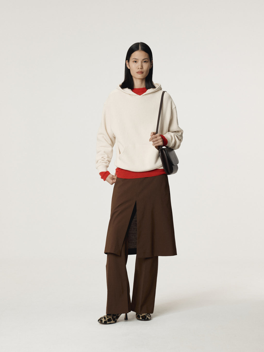 Recto - Rc Layered Skirt Pants (Tobacco) product image 4 | TRAB K-Fashion Australia