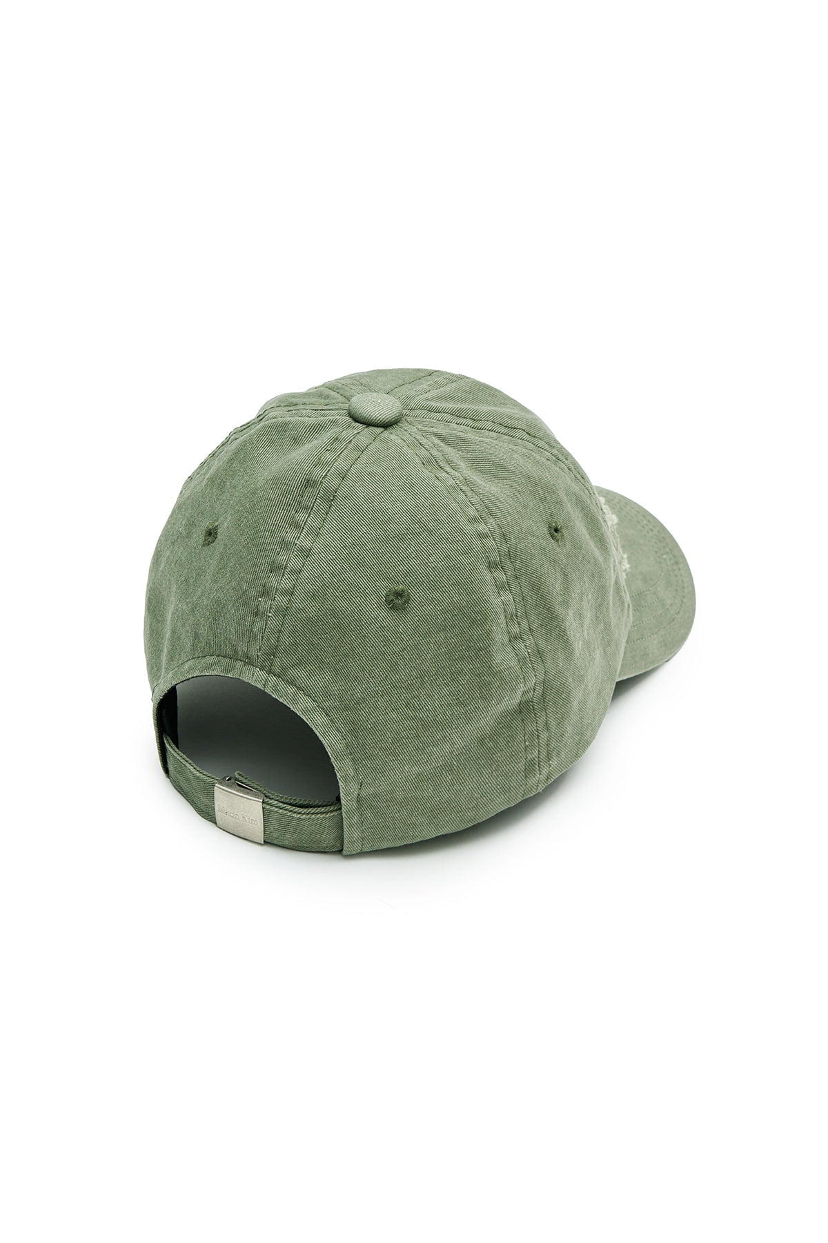 Matin Kim - Rough Cut Applique Ball Cap (Light Khaki) product image 3 | TRAB K-Fashion Australia