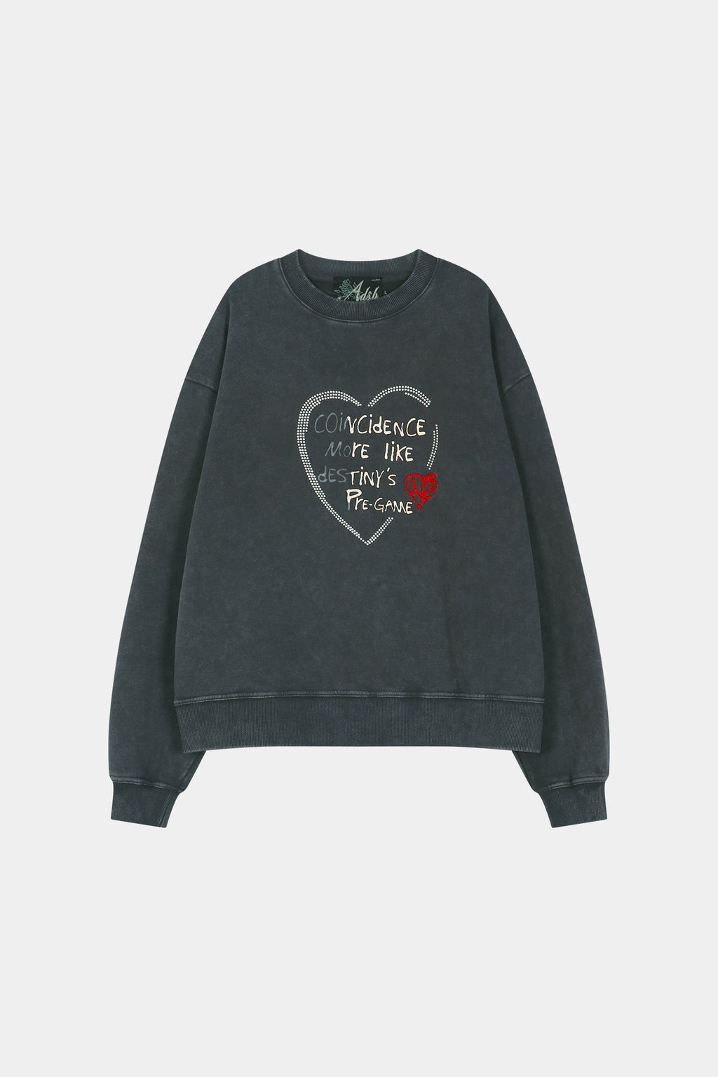 Andersson Bell - (essential) Unisex Heart Fix Sweatshirt (charcoal) (Charcoal) product image 8 | TRAB K-Fashion Australia