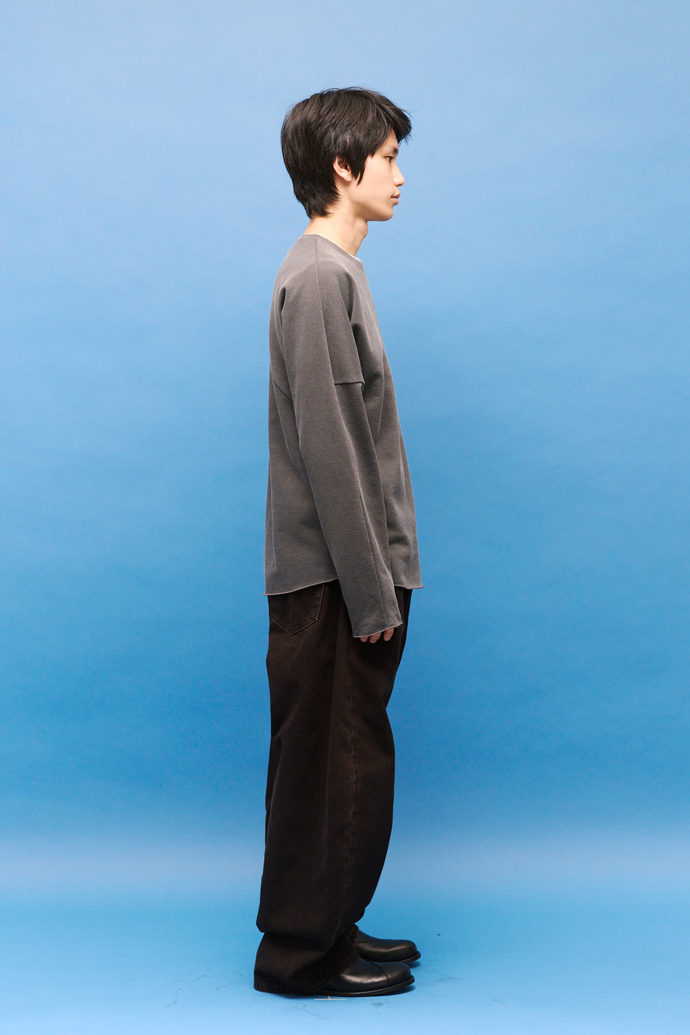 Hatchingroom - Wide Curve Jeans (Bleached Black) product image 6 | TRAB K-Fashion Australia