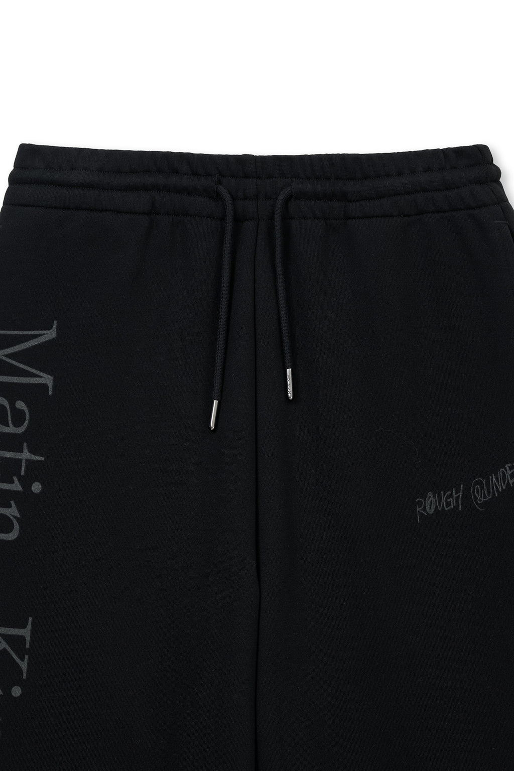 Matin Kim - Essential Logo Sweatpants (Black) product image 3 | TRAB K-Fashion Australia