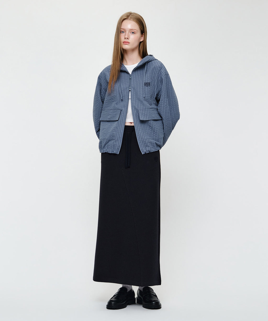 Marithe & Francois Girbaud - Outpocket Hooded Wind Jacket (Blue) product image 6 | TRAB K-Fashion Australia