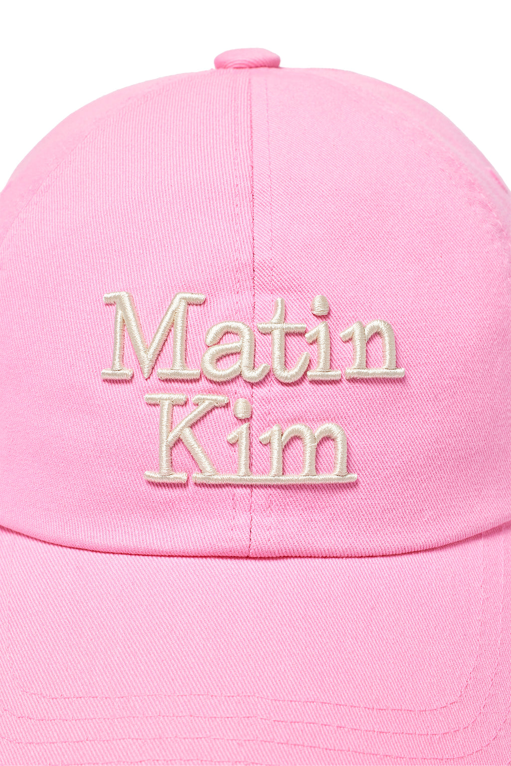 Matin Kim - Matin Volume Logo Ball Cap (Pink) product image 5 | TRAB K-Fashion Australia