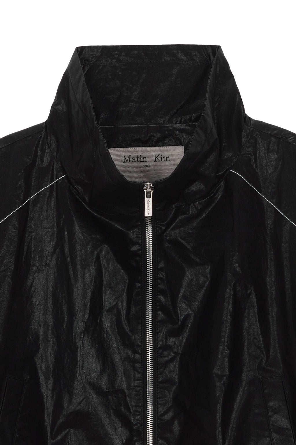 Matin Kim - Matin Coating Crop Blouson (Black) product image 3 | TRAB K-Fashion Australia