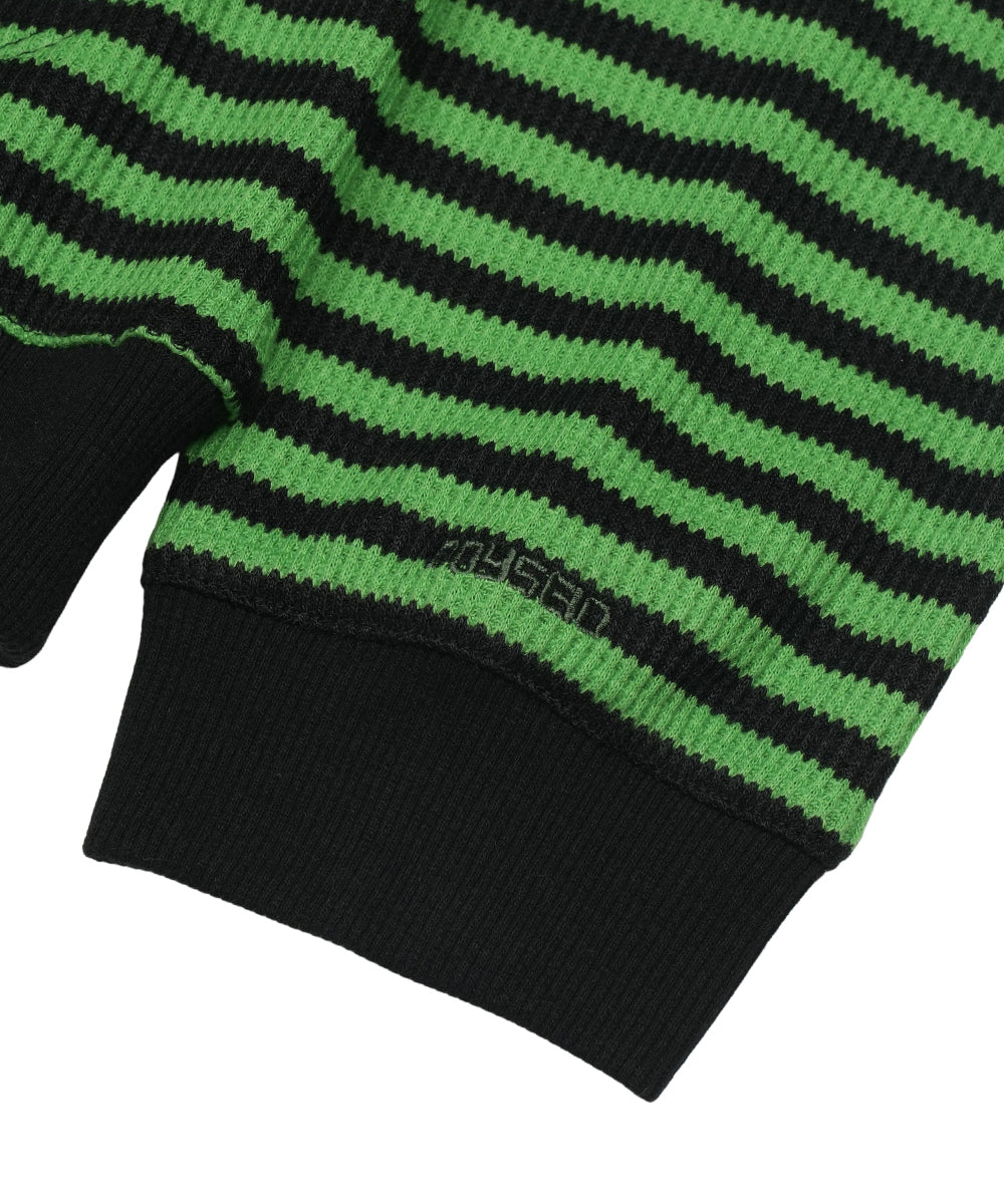 Coyseio - Striped Flared Sleeve Hoodie (Green) product image 18 | TRAB K-Fashion Australia