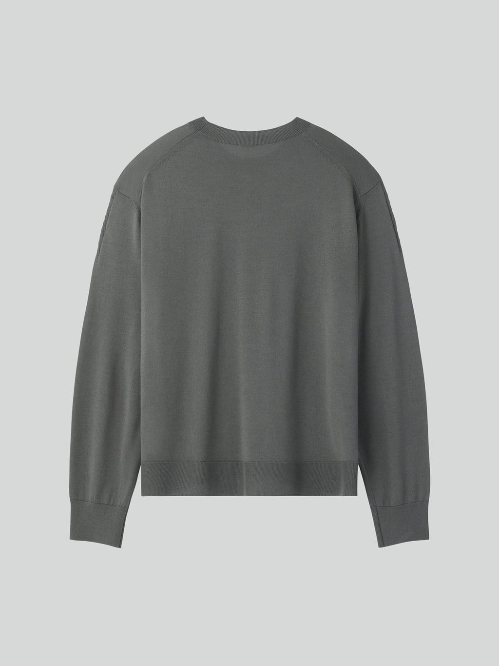 Recto - Silk-Cashmere Knit Top (Midnight Grey) product image 5 | TRAB K-Fashion Australia