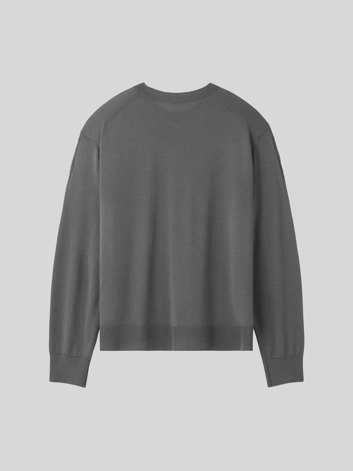 Recto - Silk-Cashmere Knit Top (Midnight Grey) product image 5 | TRAB K-Fashion Australia