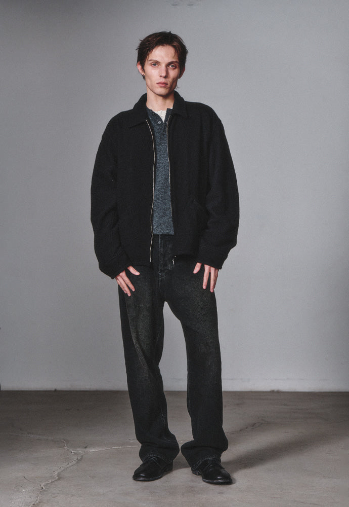 Art if acts - Washed Wool Sports Jacket (Black) product image 2 | TRAB K-Fashion Australia