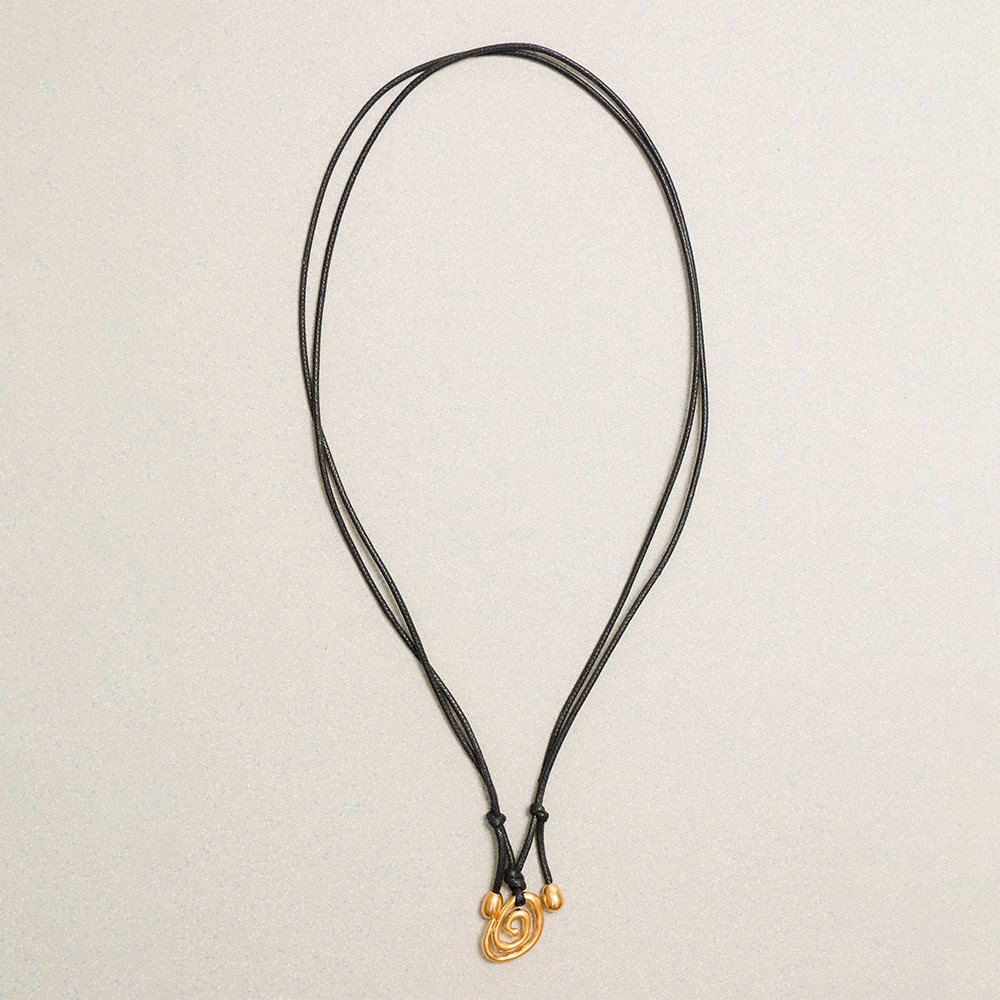 Towtow Archive - Minima Spiral Necklace (Gold) product image 1 | TRAB K-Fashion Australia